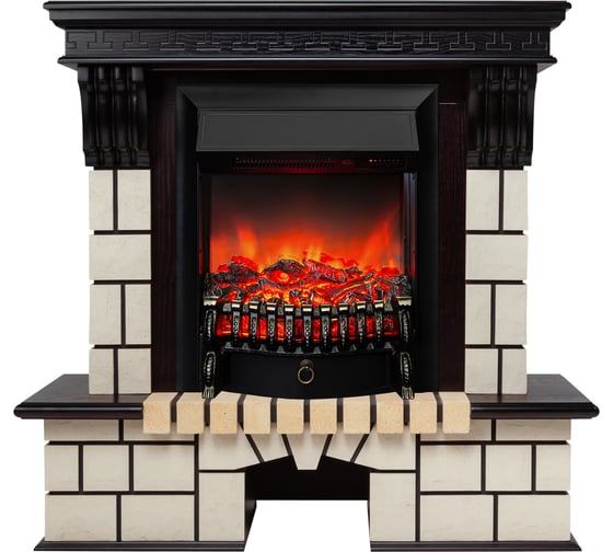 Каминокомплект RealFlame СТОУН STD AO + ФОБОС/FOBOS LUX BL 10013218