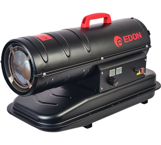 Пушка дизельная тепловая EDON DAB-20 (20кВт, цифровой индикаторы температуры, 50-150м2, 680 м3, 20л, 1.7л/ч) 58102
