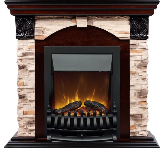 Каминокомплект RealFlame ДУБЛИН ROCK STD AO + FOBOS-S BL ЛАЙТ 9915379