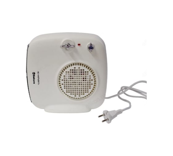 Тепловентилятор SAKURA SA-0515W спиральный, белый УТ000002068