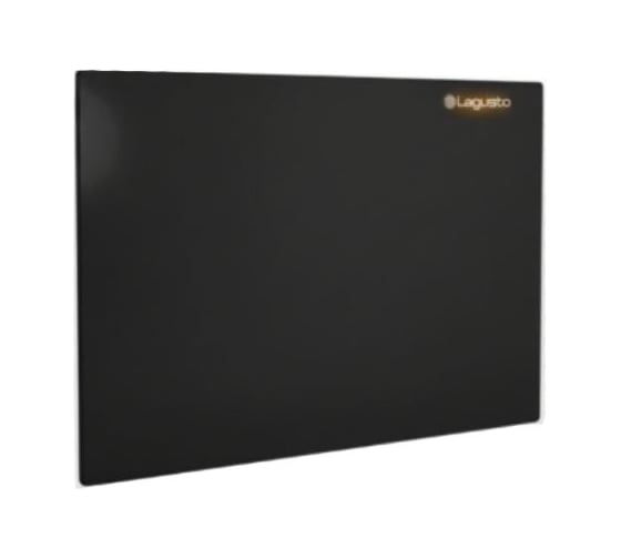Электрический конвектор LAGUSTO Kristall 140-240 (GB) акриловая панель отопления для дома, цвет черный OG-440680-B