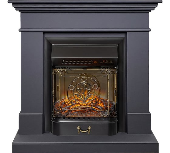 Каминокомплект Royal Flame California STD SFT Graphite grey разборный портал и Majestic FXM Black RC электрокамин 64953811