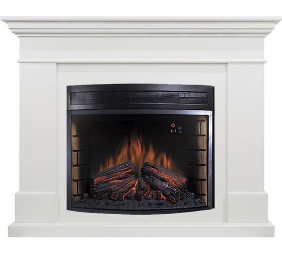 Каминокомплект Royal Flame California под Jupiter N/Dior 28/Sym 26 (белый) и Dioramic 28 LED FX электрокамин 64948803
