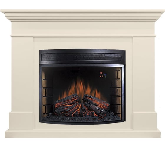 Каминокомплект Royal Flame California под Jupiter N/Dior 28/Sym 26 (слоновая кость) и Dioramic 28 LED FX электрокамин 64948802