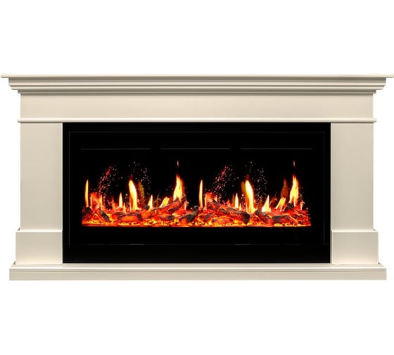 Каминокомплект Royal Flame California под Vis 42/ 5DVart 40/ Crystal 40 слоновая кость портал и 5DVART40 электрокамин 64959285