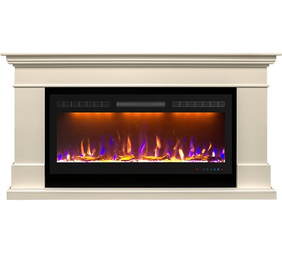 Каминокомплект Royal Flame California под Vis 42/ 5DVart 40/ Crystal 40 слоновая кость портал и Crystal 40RF электрокамин 64959286