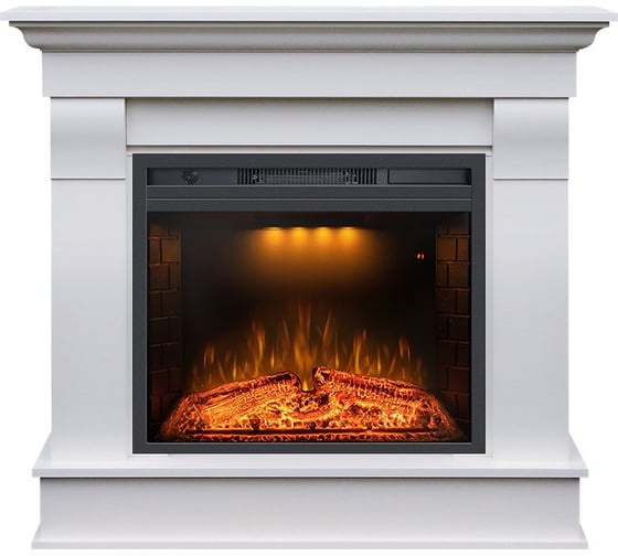 Каминокомплект Royal Flame MONACO Vis23EF/23EF3D/Emer23 бьянко белый разборный портал и Emerald 23RF камин электрический 64957880