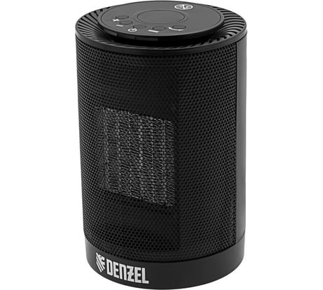 Электрический тепловентилятор Denzel керамический, 3 режима, вентилятор, нагрев 600/1200 Вт DTFC-1200 96418