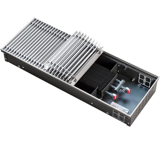 Встраиваемый внутрипольный конвектор TECHNO Power с решеткой KVZ 150-65-2500 RH07000083