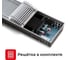 Встраиваемый внутрипольный конвектор TECHNO Power с решеткой KVZ 300-105-1200 RH07000063 2