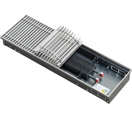 Встраиваемый внутрипольный конвектор с решеткой TECHNO Usual KVZ 250-65-2000 RH07000148