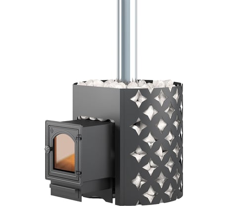 Чугунная печь для бани Везувий ЭТНА 18 (ДТ-4С) 12746