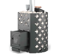 Чугунная печь для бани Везувий ЭТНА 24 (ДТ-4) Закрытая каменка 12754