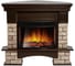 Портал Firelight Forte Wood 25U (угловой) камень коричневый, шпон темный дуб НС-1305485 1