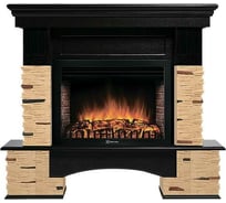 Портал Firelight Pietra Nuovo 30 камень сланец натуральный, шпон темный дуб НС-1346697