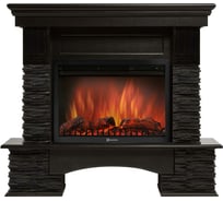 Портал Firelight Pietra Nuovo 30 камень сланец чёрный, шпон венге НС-1346690