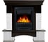 Портал Firelight Pietra Nuovo Classic камень сланец белый, шпон темный дуб НС-1346692 1