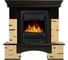 Портал Firelight Pietra Nuovo Classic камень сланец натуральный, шпон темный дуб НС-1346695 1
