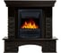 Портал Firelight Pietra Nuovo Classic камень сланец чёрный, шпон венге НС-1346691 1