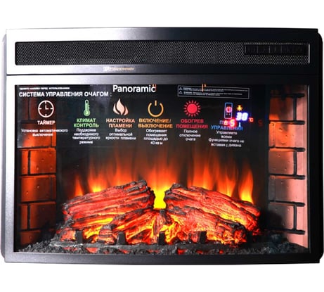 Электрокамин InterFlame ПАНОРАМИК 25 Panoramic 25 LED FX Panoramic25 Led FX