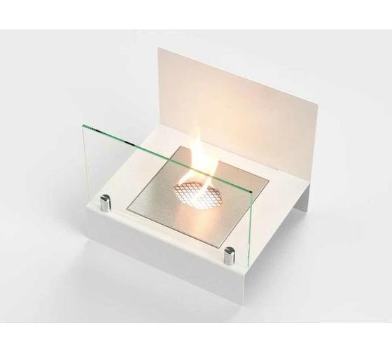 Настольный биокамин Lux Fire Афиша М белый КН-0017М-10Б