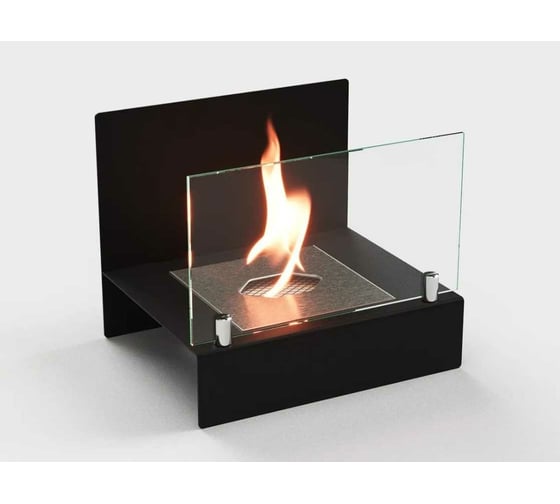 Настольный биокамин Lux Fire Афиша М черный КН-0017М-10Ч 1