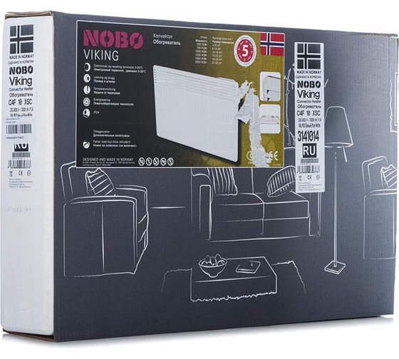 Электрический конвектор Nobo C4F 10 XSC