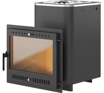 Печь Везувий Русичъ Антрацит 22 Панорама "М" 2022 О-12072