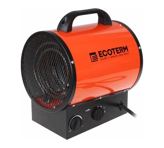 Тепловая электрическая пушка ECOTERM  EHR-05/3E ET1523-2