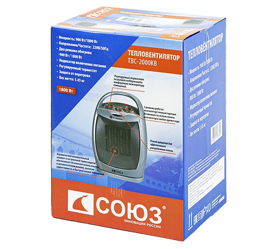 Тепловентилятор Союз ТВC-2000КВ