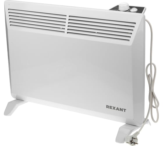 Электрический обогреватель с механическим термостатом (конвектор) REXANT 1500 вт 60-0084