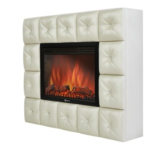 Очаг Firelight EFP/P-3020LS с порталом Crystal 30 светлая экокожа НС-1185854
