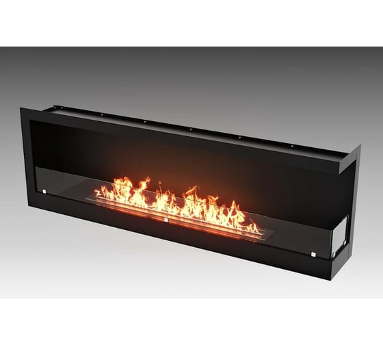 Встроенный угловой биокамин Lux Fire 1500 SR (правый угол) ВБКУ-1500SR