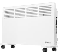 Электрический конвектор MTX км-2000.2, 230в, 2 квт, x-образный нагреватель, колеса, термостат 98126