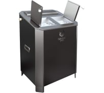 Электрокаменка с генератором перегретого пара VVD ЭП ГПП 16 кВт/380 ПАРиЖАР black 7965