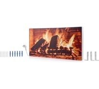 Электрический панельный обогреватель ДОБРОГРЕЙ керамический, серия Уют-Камин DGWT-058