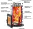 Печь для бани Везувий эверест "steam master" 38 inox (320м) б/в О-1200236 3