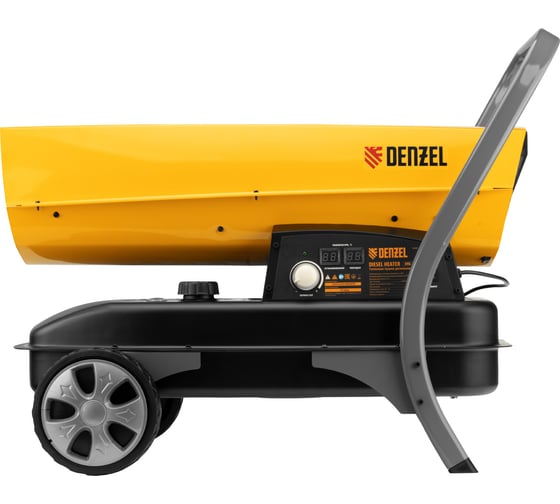 Дизельная тепловая пушка Denzel dhg-45i, 45 квт, 1000 м3/ч, прямой нагрев, электронный термостат 96485