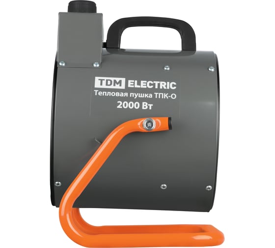 Тепловая пушка TDM ELECTRIC тпк-о, 2 квт, круглый корпус, терморегулятор, SQ2520-0109