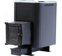 Банная печь НМК чугунная "Сибирь-24" Универсальная чугунная дверца, конвекционная 020215 НМК020215