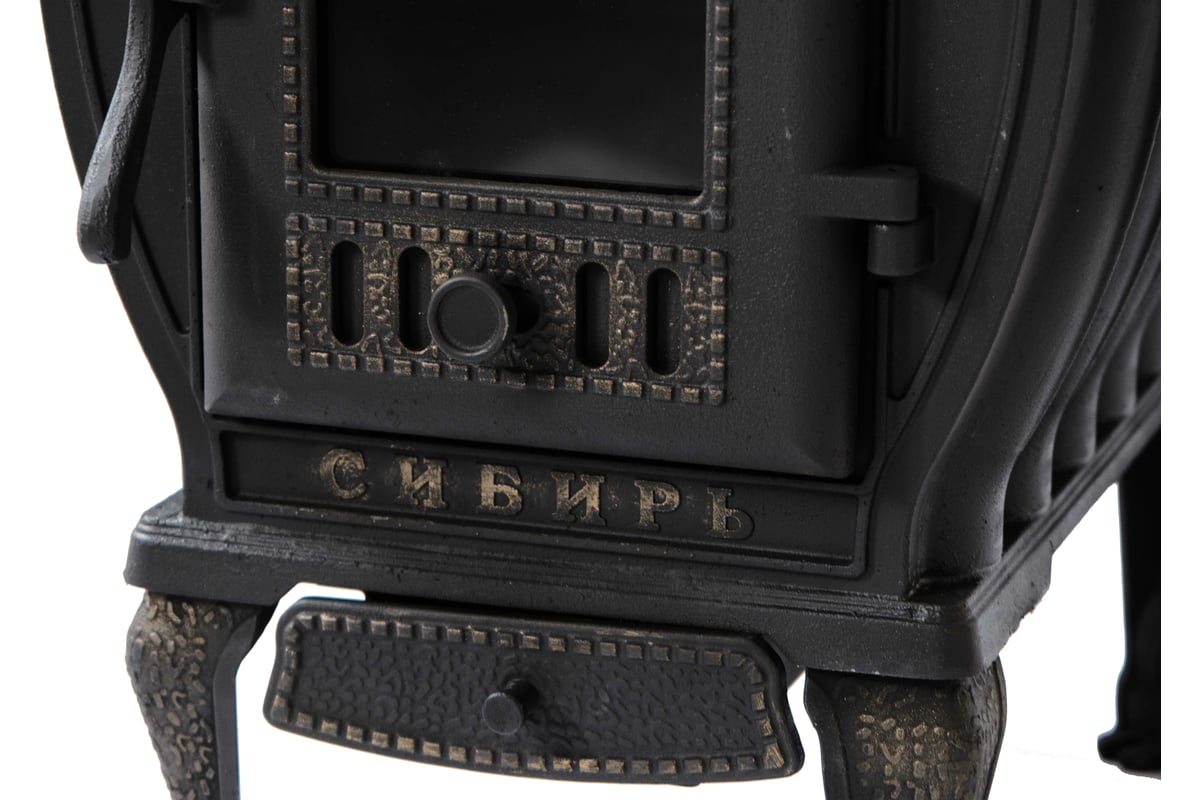 Чугунная отопительно-варочная печь НМК "Сибирь" 040204 НМК040204 ...