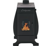 Воздухогрейная печь НМК "Сибирячка" 12 кВт Кожух из нержавеющей стали 030203 НМК030203