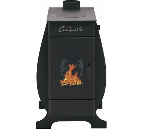 Воздухогрейная печь НМК "Сибирячка" 12 кВт Кожух из нержавеющей стали 030203 НМК030203