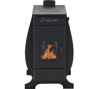 Воздухогрейная печь НМК "Сибирячка" 6 кВт Кожух из нержавеющей стали 030201 НМК030201