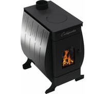 Воздухогрейная печь НМК "Сибирячка" 9 кВт Кожух из нержавеющей стали 030202 НМК030202