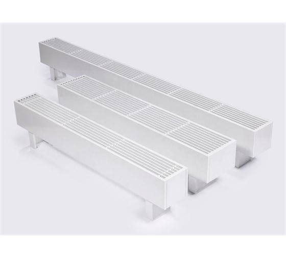 Напольный конвектор GEKON Level H23 L130 W13 RAL9016 GLRF0.02313013/FMO/RAL9016