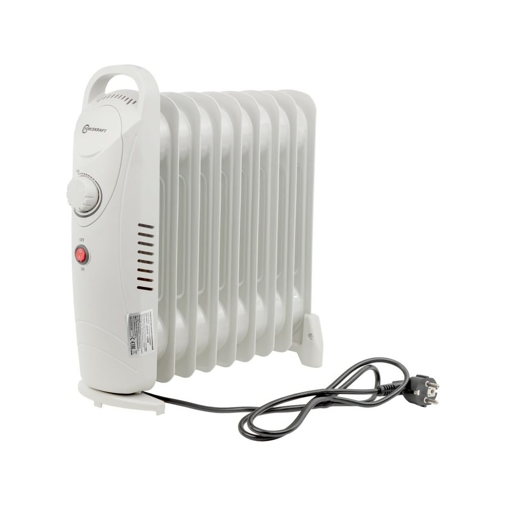 Масляный электрический радиатор Forcekraft 220-240v, 1000w, 9 секций, 1 ...