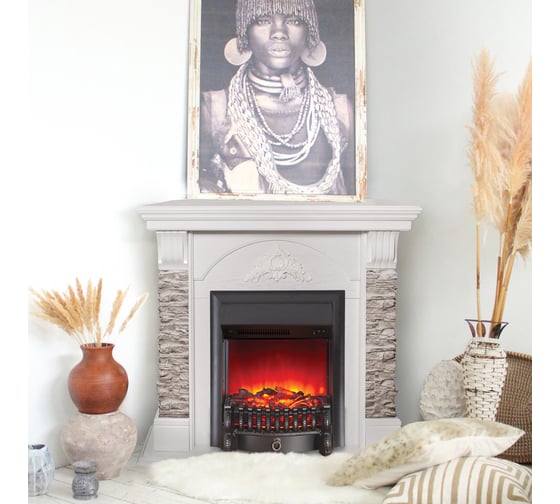 Каминокомплект RealFlame Athena corner gr std wt + Fobos BL 10016087