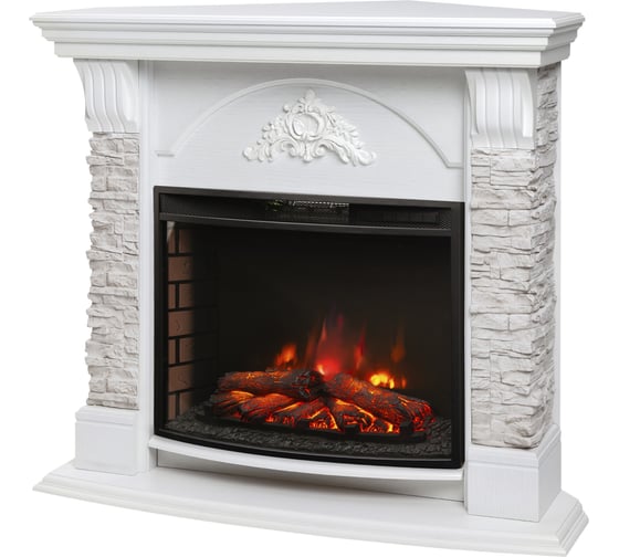 Каминокомплект RealFlame athena corner gr std/25'5/24 wt + evrica 25'5 10021317