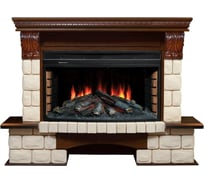 Электрический камин к/к Alex Bauman Tango Premium Style V 33WFX фронтальный грецкий орех №К80 р/в PT-EF01 263046